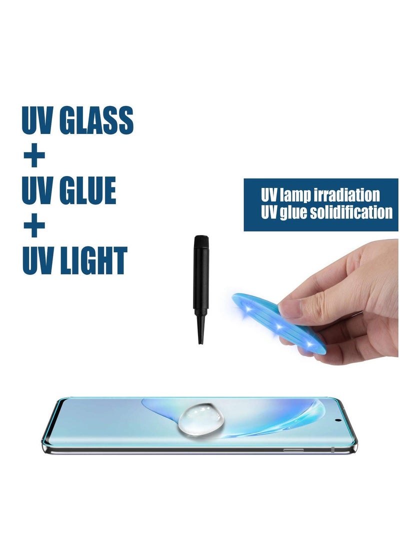 Raxoom Curved Full Tempered Glass Screen Protector 0.25mm for Samsung Galaxy Note 10 - Black - Image 3