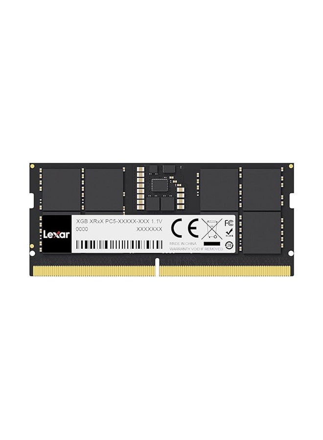 Lexar DDR5 32GB So-DIMM 5600Mbps, CL46, 1.1V- BLISTER Package 32 GB - Image 1