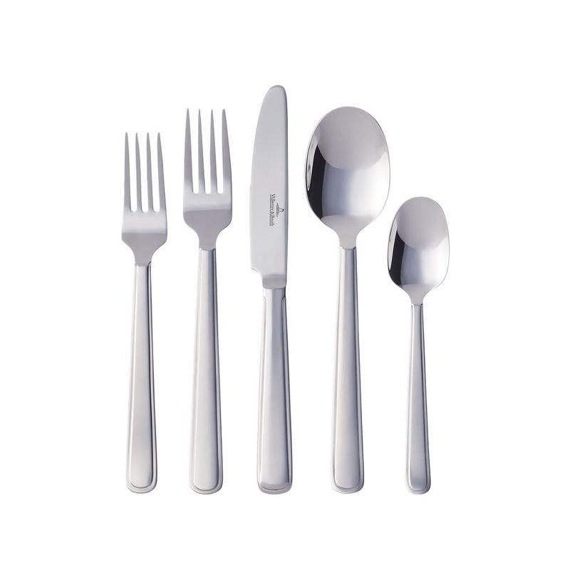 Villeroy & Boch Celeste 60 Piece Flatware Set by Villeroy  Boch  1810 Stainless Steel  Dishwasher Safe Silverware  Service for 12
