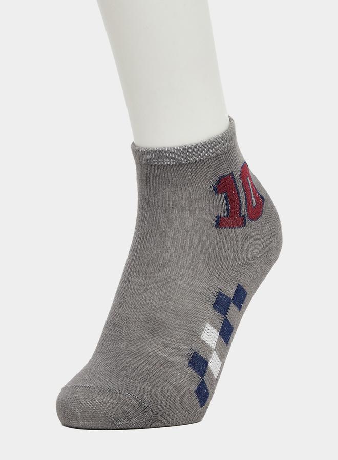 Styli Pack of 5 - Kids Cotton Blend Ankle Socks - Image 4