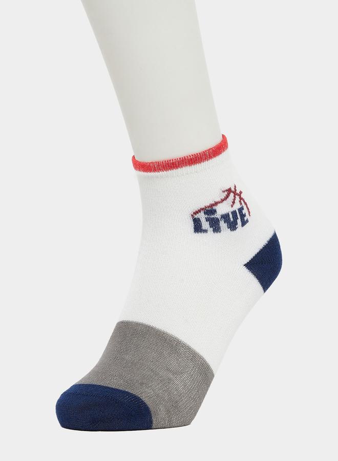 Styli Pack of 5 - Kids Cotton Blend Ankle Socks - Image 2