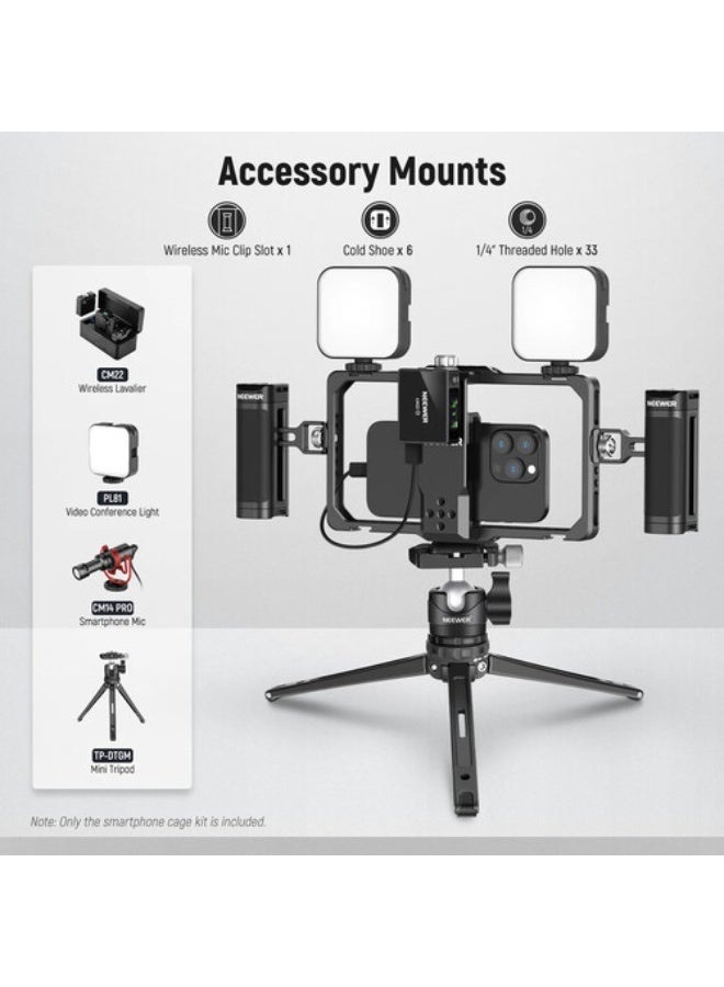نيوير PA009E Universal Phone Cage Video Rig - Image 5