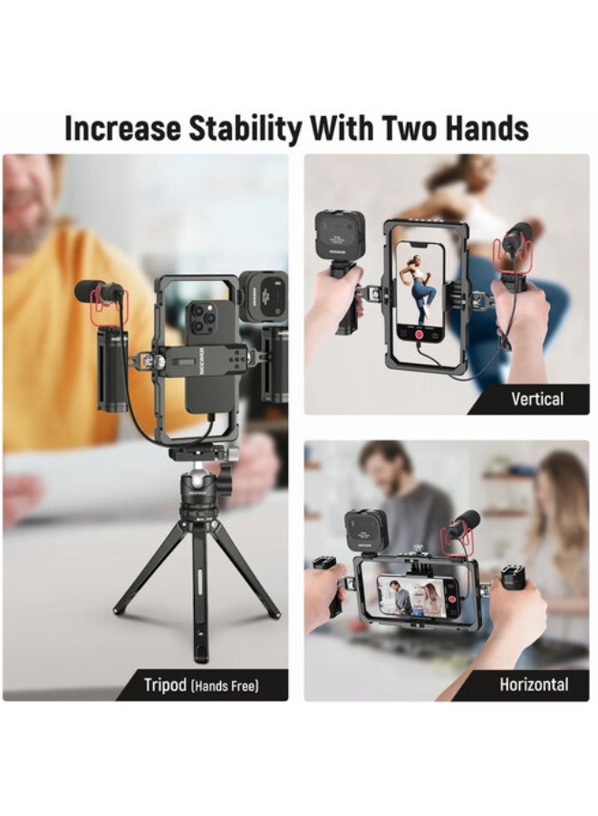 نيوير PA009E Universal Phone Cage Video Rig - Image 2
