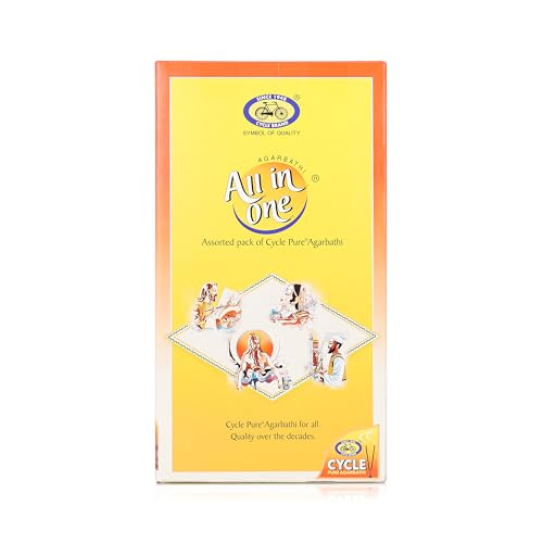 Cycle Pure All in One Assorted Incense Sticks 8 Assorted Agarbathi Packets/Floral, Woody, Masala, Fruity, Natural Fragrance| Pack of 1/173 N Per Pack - Image 2