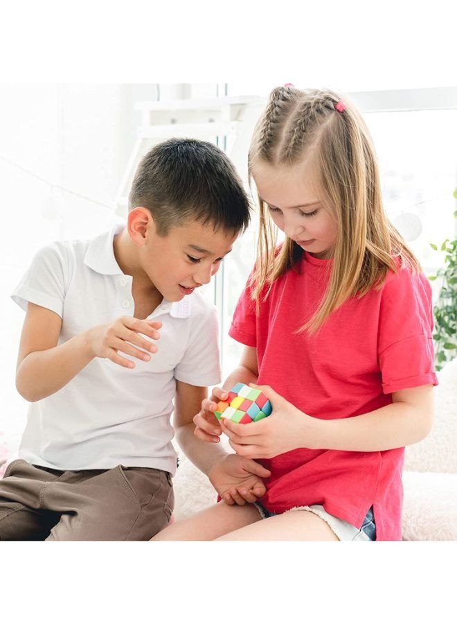 ماجيك كيوبس 3x3 لغز لعبة لعبة الدماغ دعابة للأطفال - Image 4