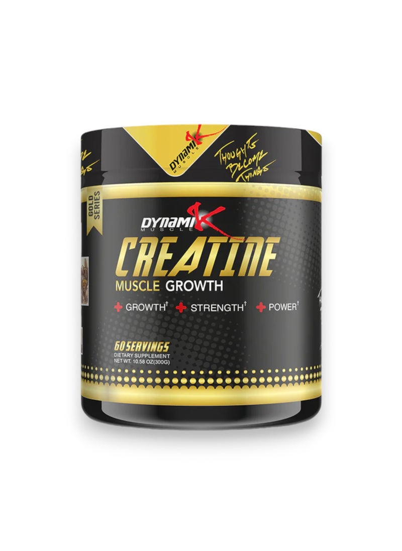 DYNAMIK MUSCLE Creatine Muscle Growth, 300g, 60 Servings 
