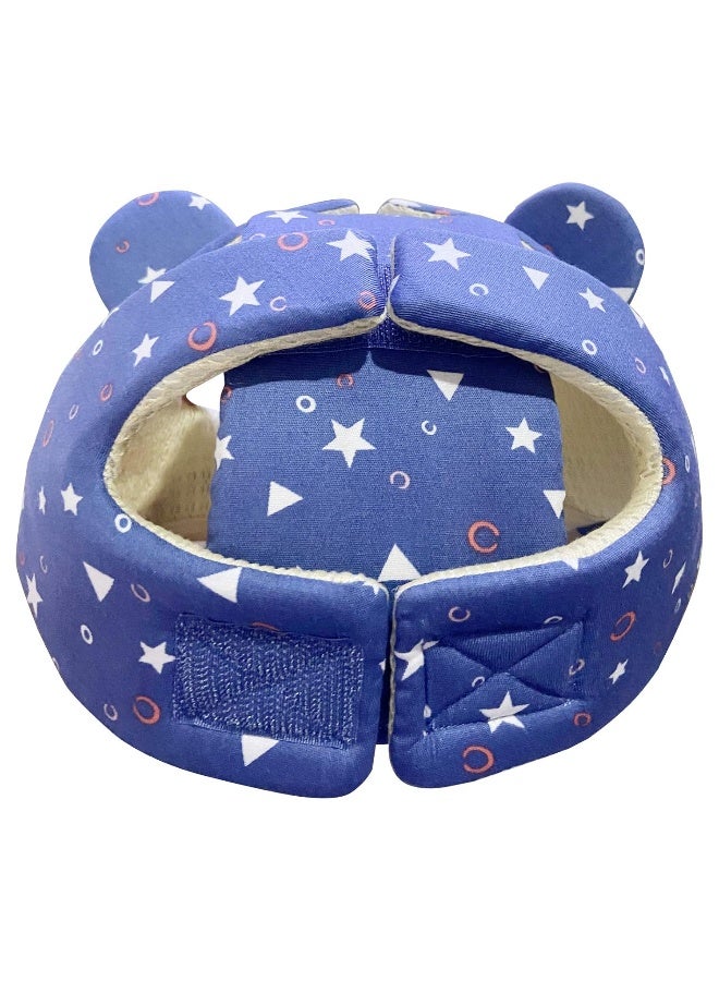 Ocanoiy Baby Infant Toddler Helmet Safety Headguard Head Protective Cushion Cute Children Adjustable Safety Helmet Hat Harnesses Cap Kid Child Crawl Walk Playing (Starry Blue) - Image 4