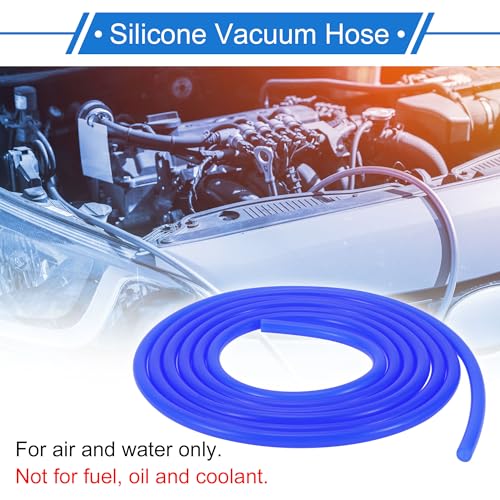 VekAuto 1 Pcs Silicone Vacuum Tubing Hose 10Ft 316 5mm ID 2mm Thickness Automotive Vacuum Line High Temperature Blue 130PSI Max Pressure - Image 3