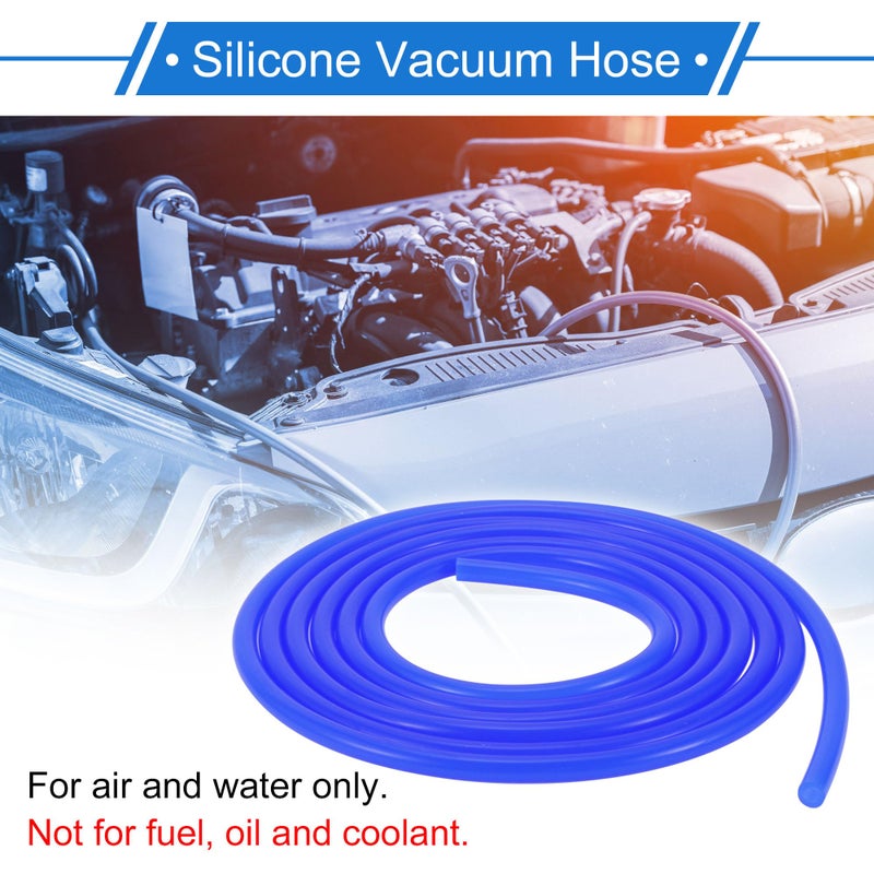 VekAuto 1 Pcs Silicone Vacuum Tubing Hose 10Ft 316 5mm ID 2mm Thickness Automotive Vacuum Line High Temperature Blue 130PSI Max Pressure - Image 4