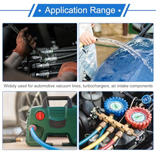 VekAuto 1 Pcs Silicone Vacuum Tubing Hose 10Ft 316 5mm ID 2mm Thickness Automotive Vacuum Line High Temperature Blue 130PSI Max Pressure - Image 5