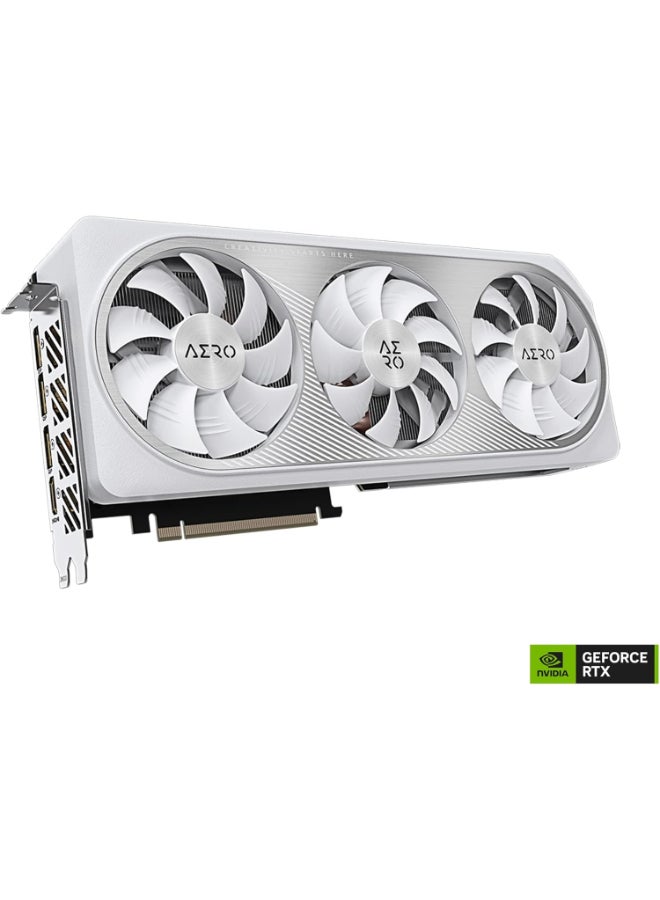 GIGABYTE GeForce RTX 4070 AERO OC 12G Graphics Card, 3X WINDFORCE Fans, 12GB 192-bit GDDR6X, GV-N4070AERO OC-12GD Video Card - Image 3