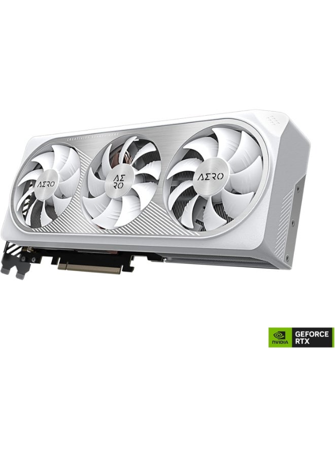 GIGABYTE GeForce RTX 4070 AERO OC 12G Graphics Card, 3X WINDFORCE Fans, 12GB 192-bit GDDR6X, GV-N4070AERO OC-12GD Video Card - Image 4