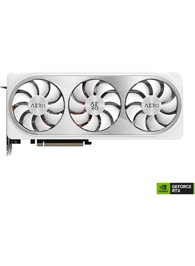 GIGABYTE GeForce RTX 4070 AERO OC 12G Graphics Card, 3X WINDFORCE Fans, 12GB 192-bit GDDR6X, GV-N4070AERO OC-12GD Video Card - Image 2