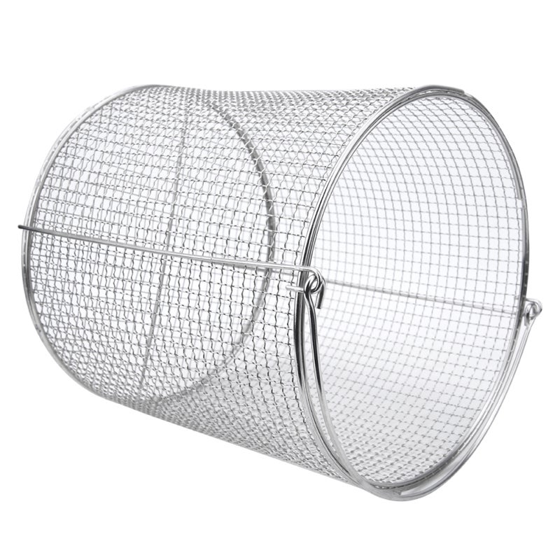 Stainless Steel Sterilization Basket: Anti-Corrosion High Temperature Resistant Burr-Free - Aseptic Concealed Handle Design Autoclave Basket for Hospital Laboratory Dental Instrument Sterilization - Image 3