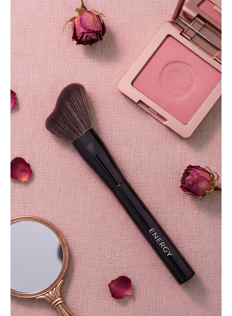 Energy Contour & Blush Brush – Big Foot Multi-Functional – Natural Animal Hair – Long Handle – for Setting Makeup & Sculpting - Image 2