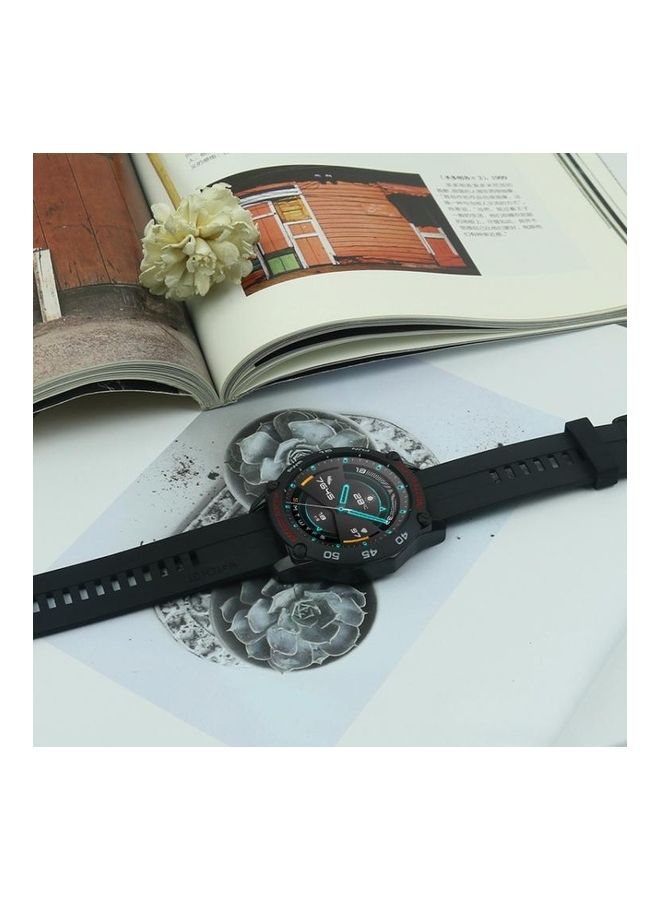 NIBEMINENT TPU Protective Case For Huawei Watch GT2 Smartwatch 46mm Black - Image 2