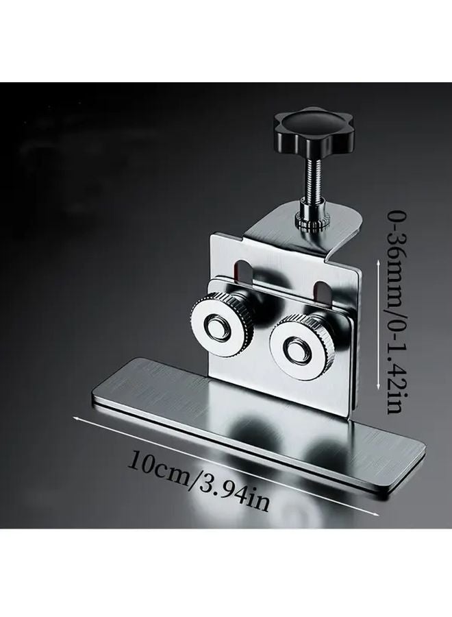 Nickel Plated High Precision Adjustable Cabinet Door Positioner Installation Aid Fixture - Image 3