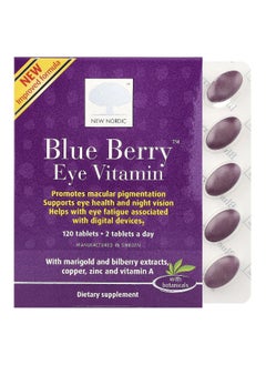 New Nordic New Nordic, Blue Berry™ Eye Vitamin , 120 Tablets  - Image 1