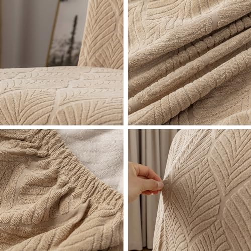 YUEANG Waterproof Dining Chair Covers, Chair Covers for Dining Room, Stretch Parsons Chair Slipcover, Removable, Washable for Dining Room Kitchen Chair Protector Cover - Image 5