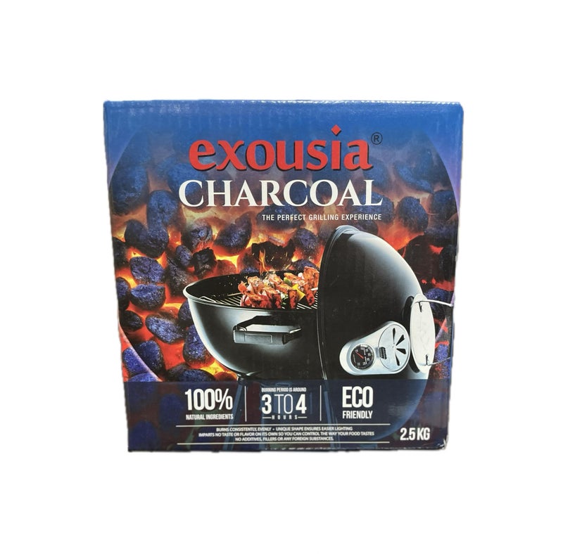 Exousia Charcoal Briquettes - 2.5 Kgs - Image 1
