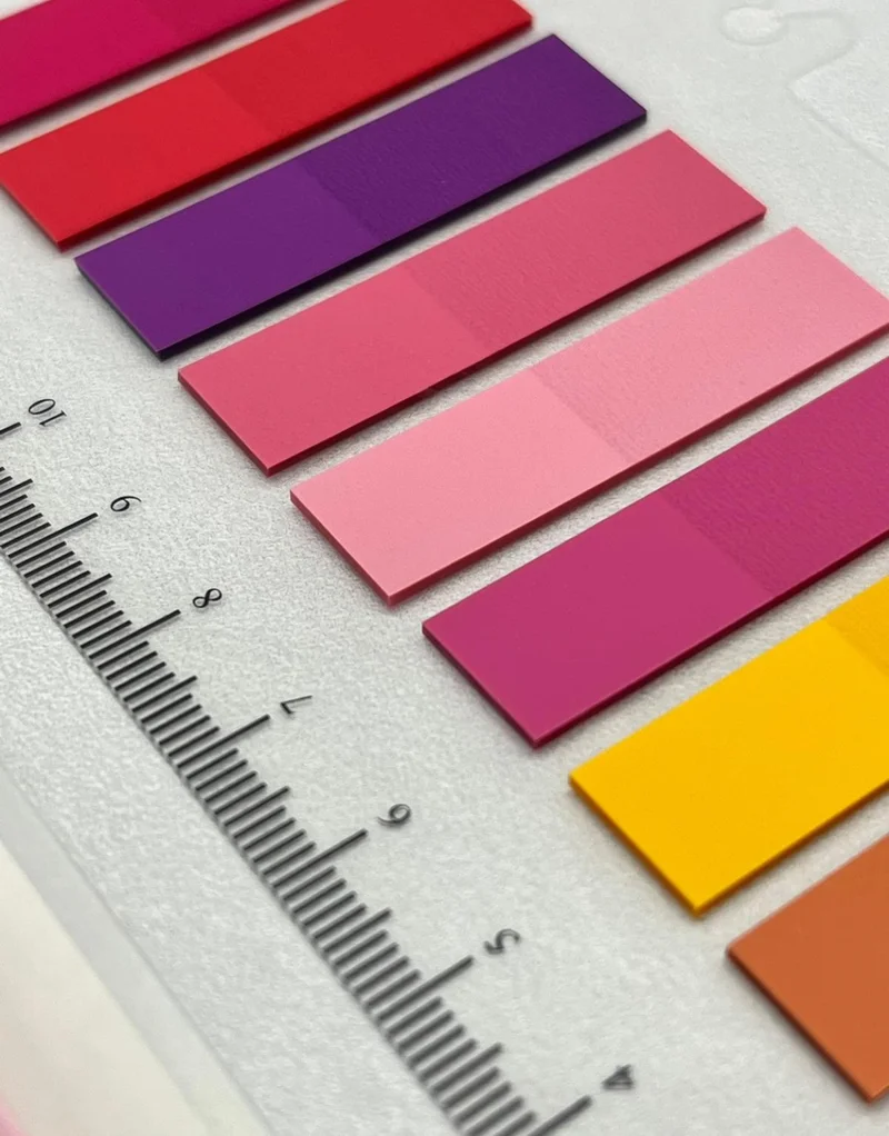 Kağıt Gemi Dükkan Paper Ship Shop 10 Colorful Ruler Romantic Transparent Pet Index / Index Sticker / Sticky Note / Post-It