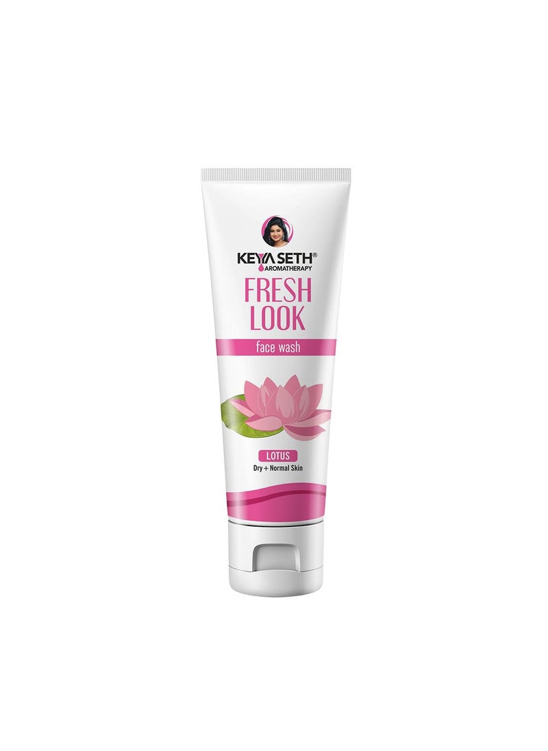 KEYA SETH AROMATHERAPY, DEVICE OF DROP Keya Seth Aromatherapy fresh Look Lotus Gel Face Wash Skin Whitening Brightening Dirt Removal Deep Cleansing for Sensitive Dry Acne Prone Skin  - Image 1