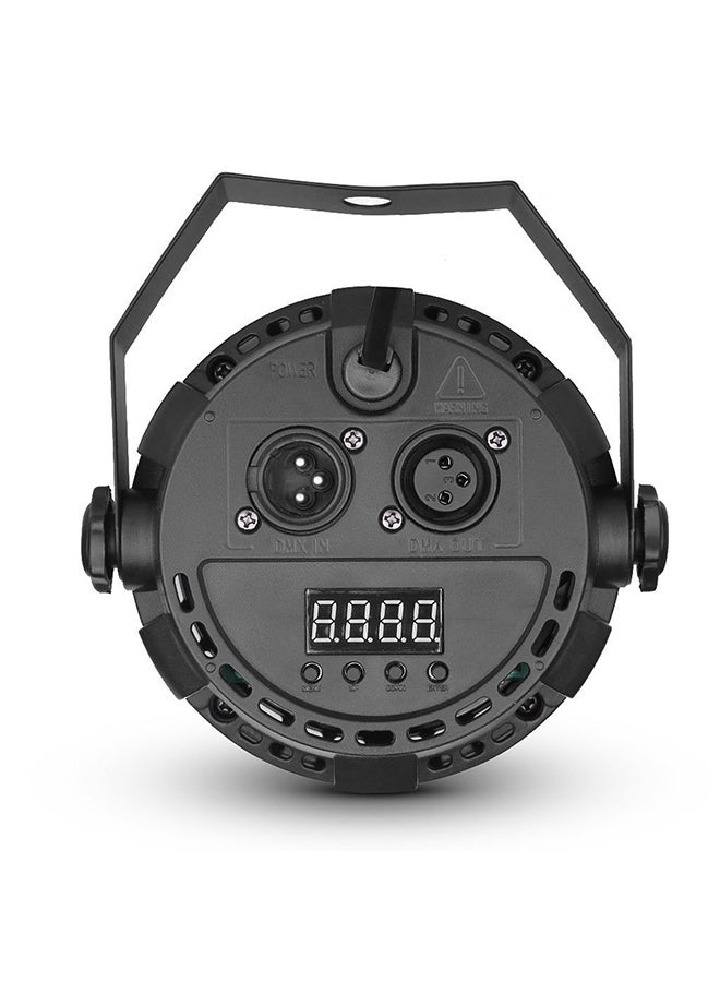 إسكدنيا مصباح مسرح بإضاءة LED متعددة الألوان مع جهاز تحكم عن بعد Dmx أسود 8سم - Image 2