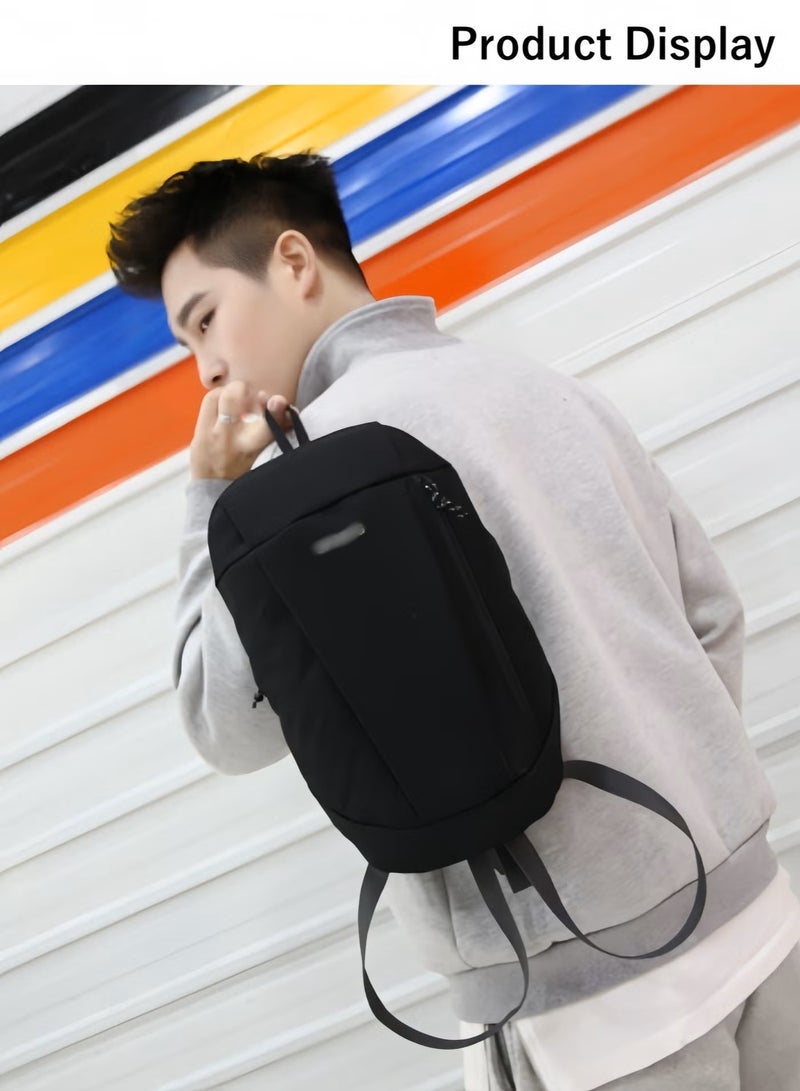 هالامودو حقيبة رياضية رجالية للتسلق حقيبة ظهر محمولة للسفر في الهواء الطلق حقيبة عادية حقيبة من قماش أكسفورد حقيبة كتف مزدوجة حقيبة مقاومة للماء مع مساحة تخزين متعددة الطبقات ووسادة ظهر مسامية على شكل خلية نحل - Image 2