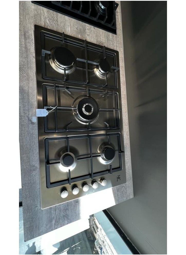 N.C N.C  Stove 90 cm 5 gas burners self ignition  full safety  heavy iron  Italian side switches  - Image 3