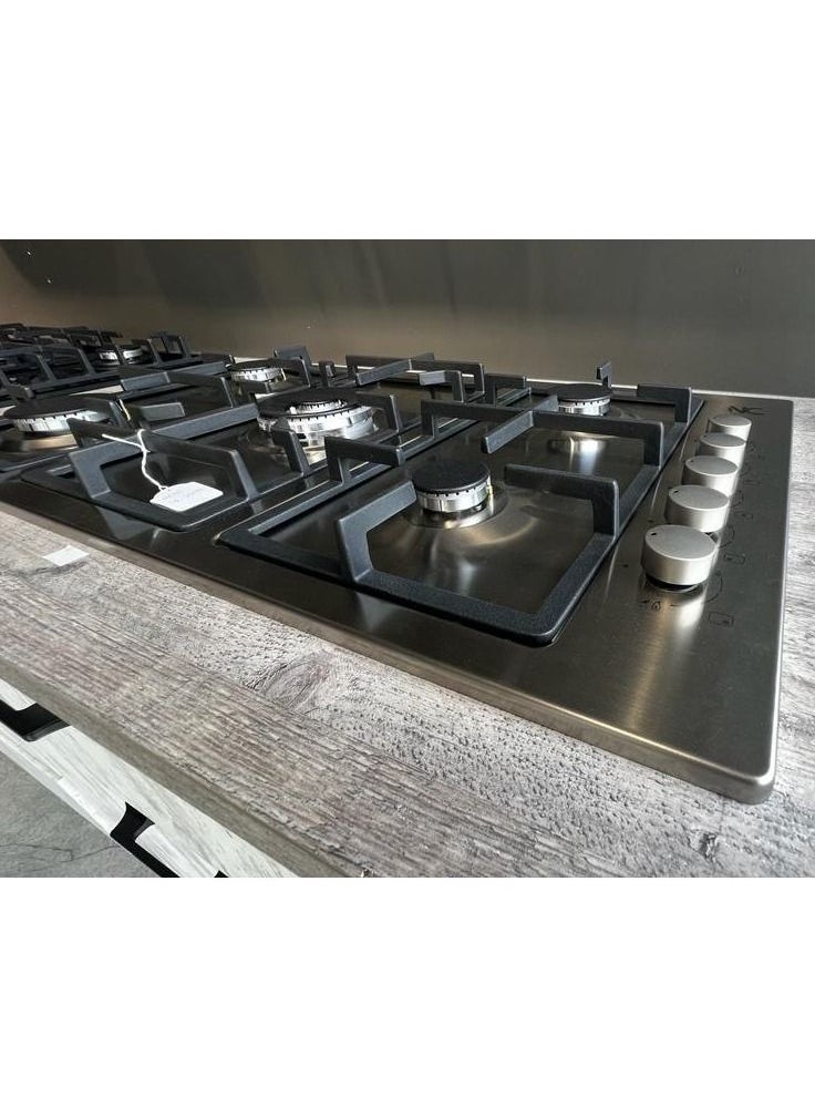 N.C N.C  Stove 90 cm 5 gas burners self ignition  full safety  heavy iron  Italian side switches  - Image 4