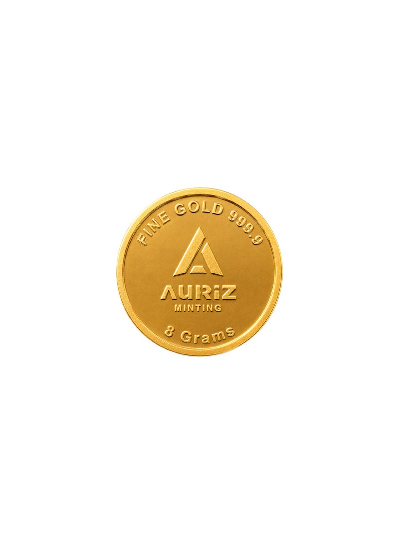 Auriz Minting 8 grm Pure 999.9 Fine Gold Coin Eagle Design phoenix  24KT - 8 Gram - Image 3