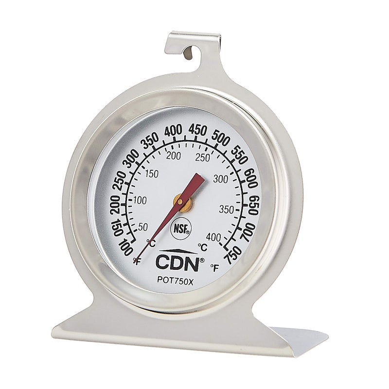 CDN POT750X ProcAccurate High Heat Oven ThermometerSilver