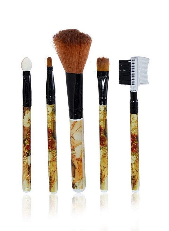 adbeni Imported Makeup Brush 5In1 Assorted Packing & Color - Image 2