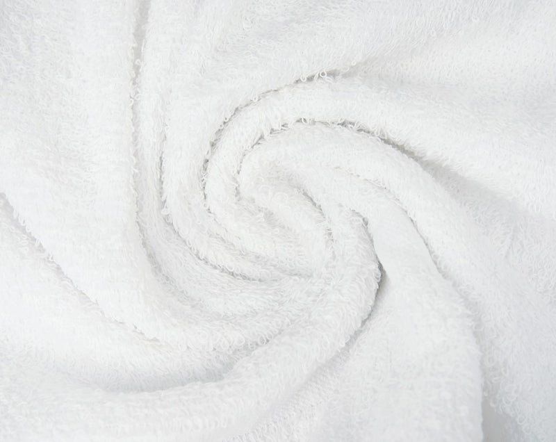 ZUPERIA White Bath Towels Bulk 12 Pack - 20 x 40 Inches  100% Cotton Economy Light Weight Towels for Commercial Use - Quick Dry  Ultra-Soft  and Absorbent Bulk Towels - Image 4