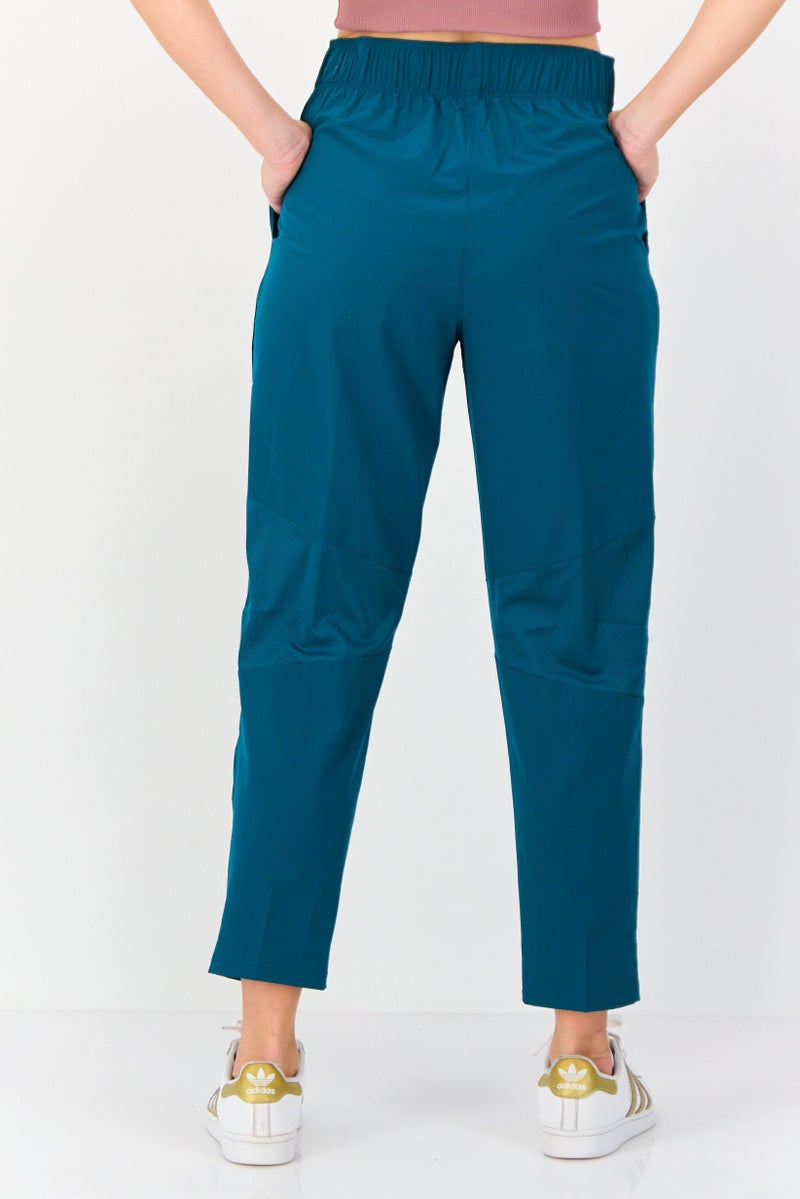 Nike Women Standard Fit Brand Logo Running Track Pants, Green - Image 4