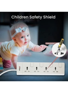 elexon 4 Way Power Extension Socket With 2M Cable  - Image 4