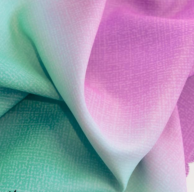 Yancorp Curtains for Girls Bedroom Kids Room Curtain Colorful Window Nursery Curtain 63 inches Length Room Darkening Grommet 2 Layers (Green Pink Purple, W52 X L63) - Image 5