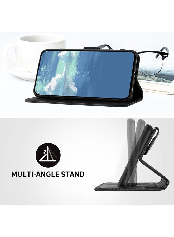 زبون جراب لهاتف Huawei Enjoy 20 SE 4G بتصميم خطوط من الجلد الملمس - Image 4