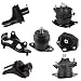 zaygyize 7PCS Engine Motor Mount and Transmission Mount Set Compatible with Acura TL 32L 20042006 for Auto Transmission Motor Mount Replace A4526HY A4517 A4527HY A4524 A4544 A65025 A4591 - Image 2