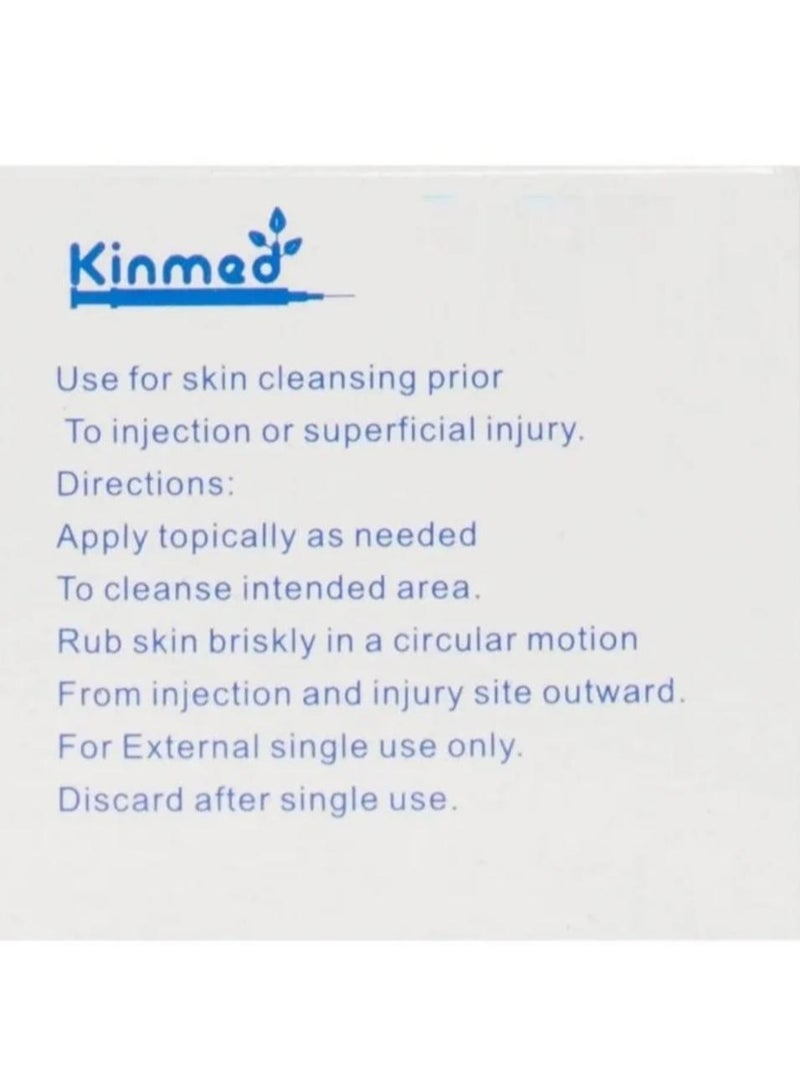 Kinmed 100 PCS Box Alcohol Pads 30*60MM 2Ply  - Image 3