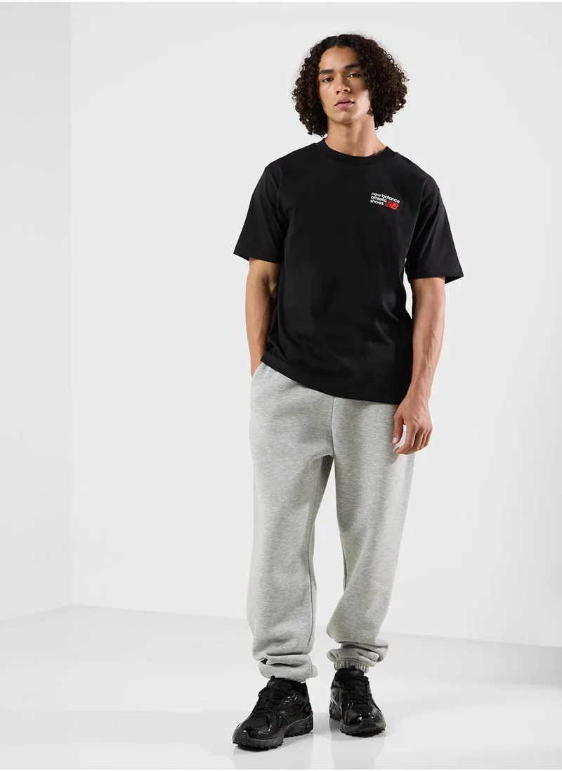New Balance Athletics Relaxed  Logo T-Shirt