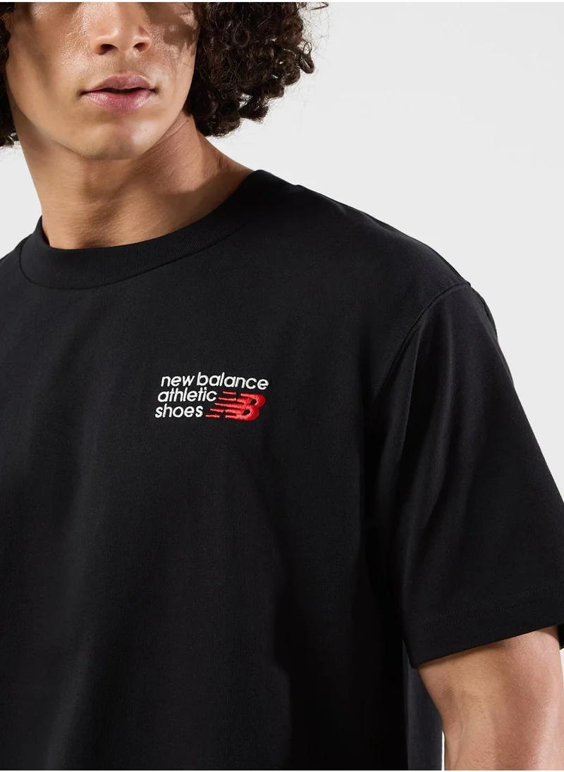 New Balance Athletics Relaxed  Logo T-Shirt