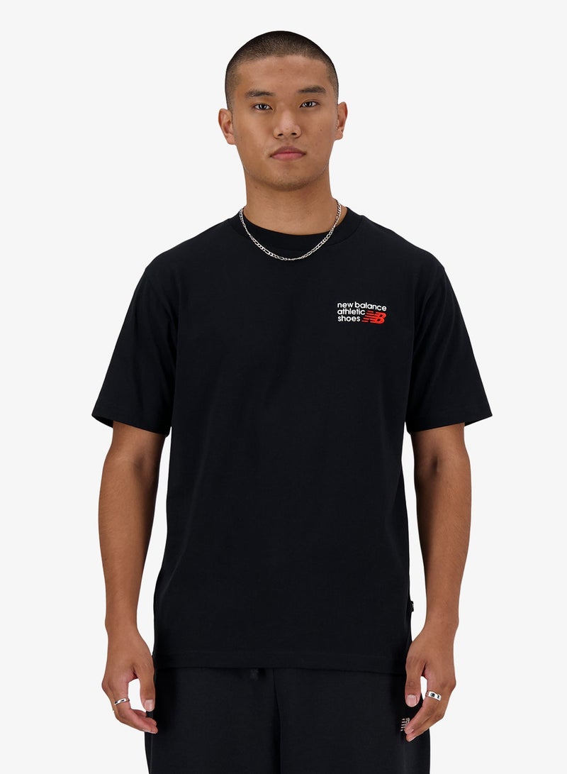 New Balance Athletics Relaxed  Logo T-Shirt - Image 1
