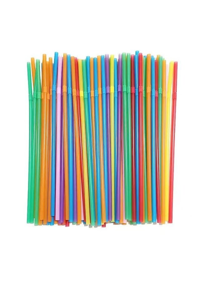 100-Piece   Drinking Straw Plastic Straws  52*10 mm - Image 1