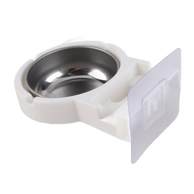 Wall Mounted Ashtray with Holder 304 Stainless Steel Wall Hanging Ashtray Adhesive Bathroom Storage Rack - Image 3