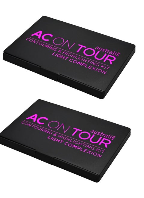 Pack Of 2 - AC On Tour Contour Highlight Palette LIGHT Complexion