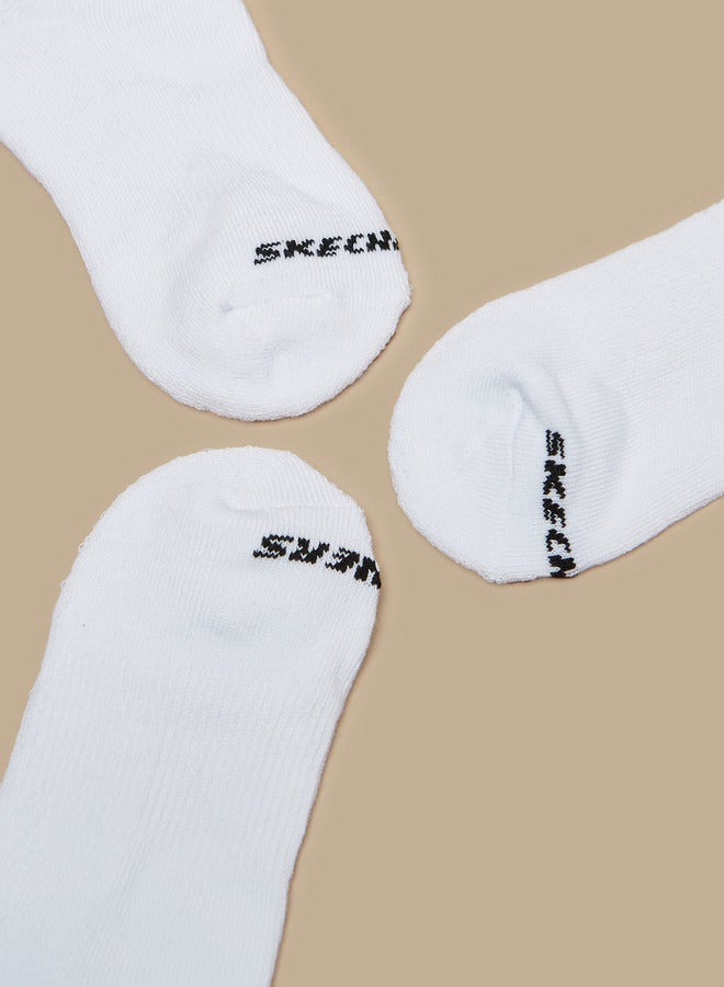 SKECHERS Printed Ankle Length School Sports Socks - Set Of 3 - Image 4
