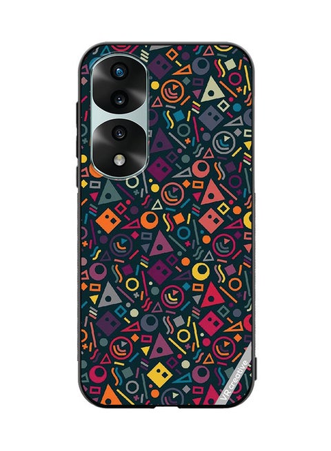 Protective Case Cover For Honor 70 Pro plus Shapes Design Multicolour