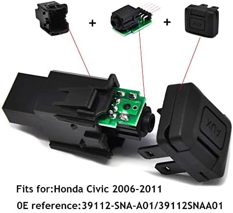 Rainco Aux Port for Honda Civic 2006-2011 - Image 4