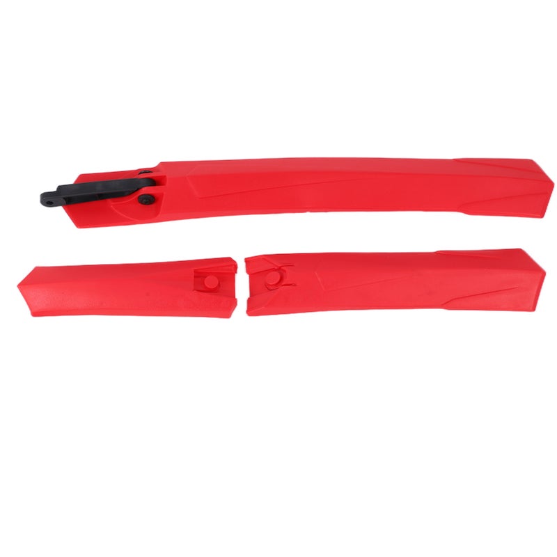 Bike Mud Guard Resilient Plastic Cleanable Bicycle Components for Riding CyclingRed - Image 3